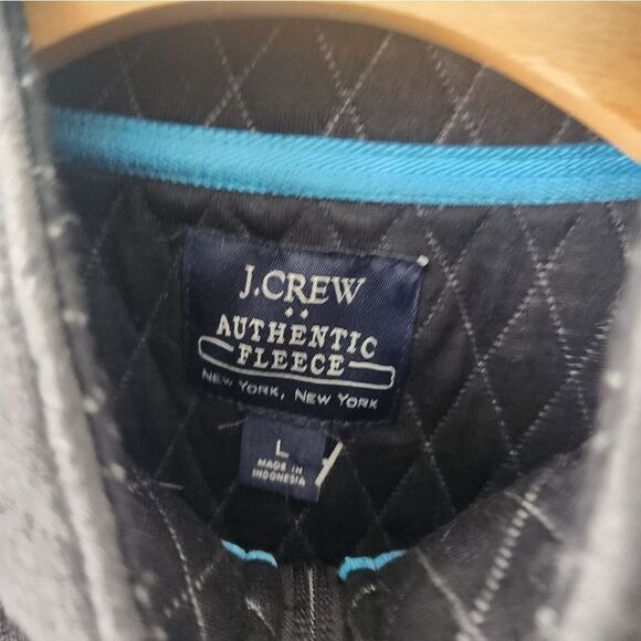 J. Crew the Authentic fleece pullover quarter zip up new with tags - Picture 6 of 10